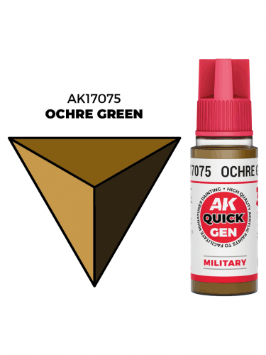 AK Quick Gen (Ochre Green) - farba kontrastowa, ochrowa zieleń