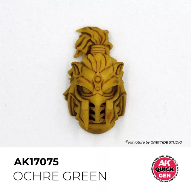 AK Quick Gen (Ochre Green) - farba kontrastowa, ochrowa zieleń - AK-Interactive