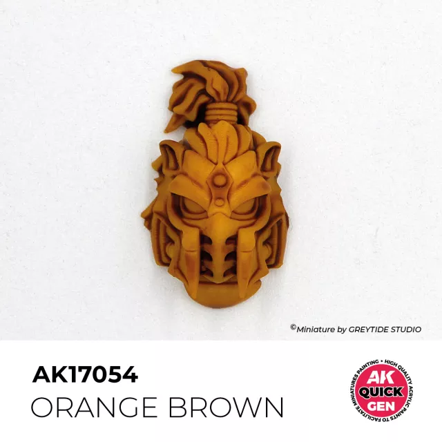 AK Quick Gen (Orange Brown) - farba kontrastowa, pomarańczowo-brązowa - AK-Interactive