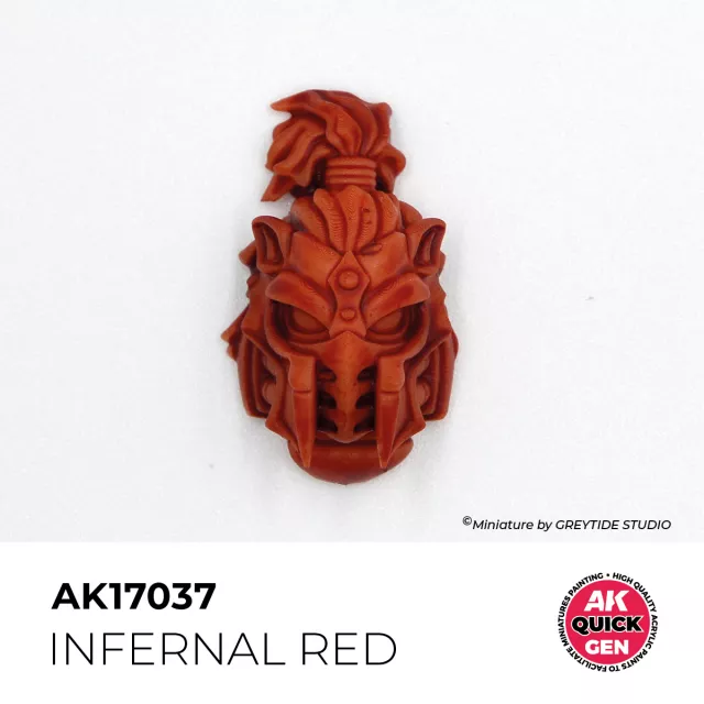 AK Quick Gen (Infernal Flesh) - farba kontrastowa, piekielna czerwień - AK-Interactive