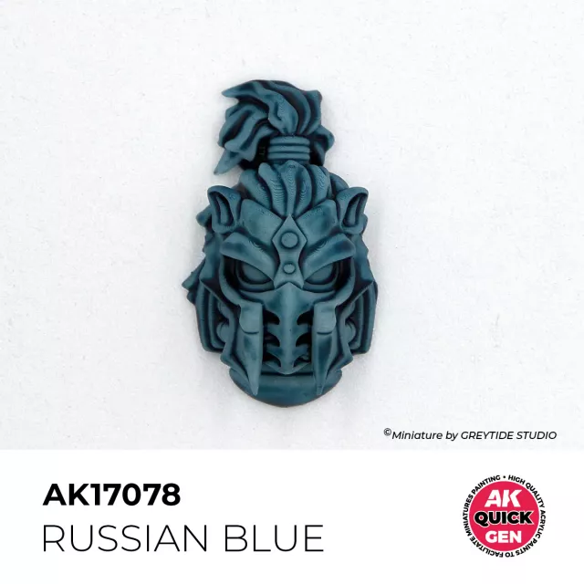 AK Quick Gen (Russian BAK Quick Gen (Russian Blue) - farba kontrastowa, rosyjski niebieskilue) - kontrastní barva, ruská modrá - AK-Interactive