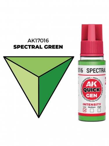 AK Quick Gen (Spectral Green) - farba kontrastowa, spektralna zieleń