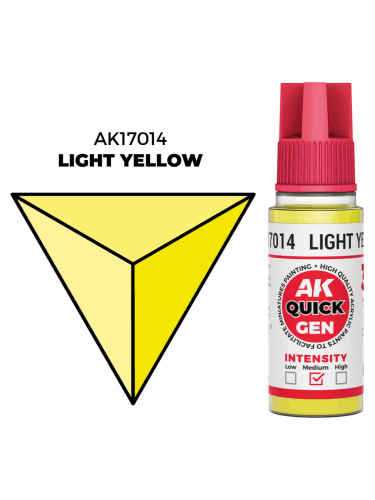 AK Quick Gen (Light Yellow) - farba kontrastowa, jasnożółty