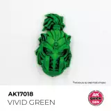 AK Quick Gen (Vivid Green) - farba kontrastowa, soczysta zieleń - AK-Interactive