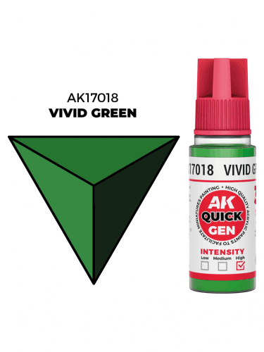 AK Quick Gen (Vivid Green) - farba kontrastowa, soczysta zieleń