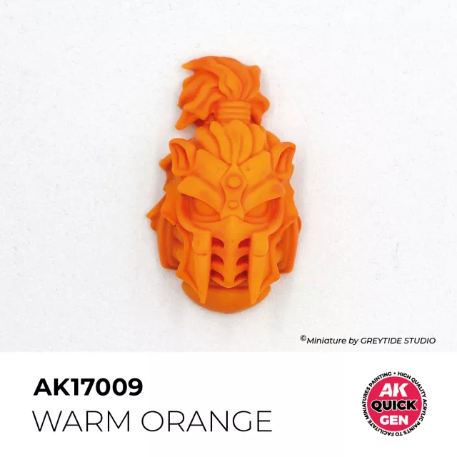 AK Quick Gen (Warm Orange) - farba kontrastowa, ciepły pomarańczowy - AK-Interactive