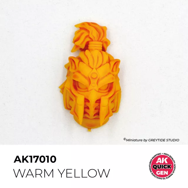 AK Quick Gen (Warm Yellow) - farba kontrastowa, ciepły żółty - AK-Interactive
