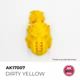 AK Quick Gen (Dirty Yellow) - farba kontrastowa, stonowany żółty - AK-Interactive