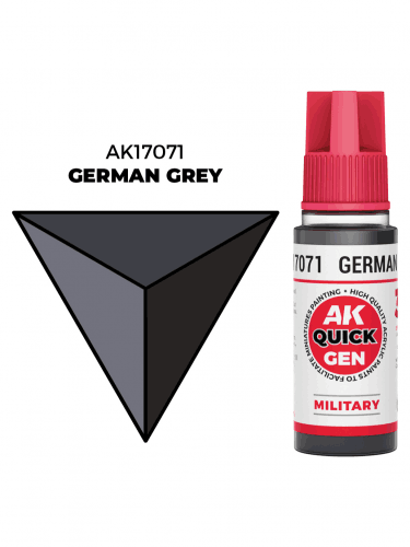 AK Quick Gen (German Grey) - farba kontrastowa, ciemnoszary