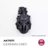 AK Quick Gen (German Grey) - farba kontrastowa, ciemnoszary - AK-Interactive
