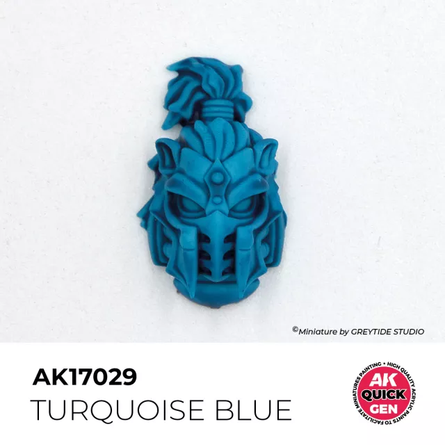AK Quick Gen (Turquoise Blue) - farba kontrastowa, błękit turkusowy - AK-Interactive
