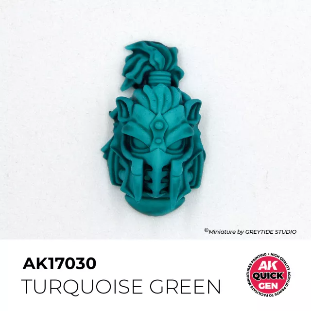 AK Quick Gen (Turquoise Green) - farba kontrastowa, zieleń turkusowa - AK-Interactive