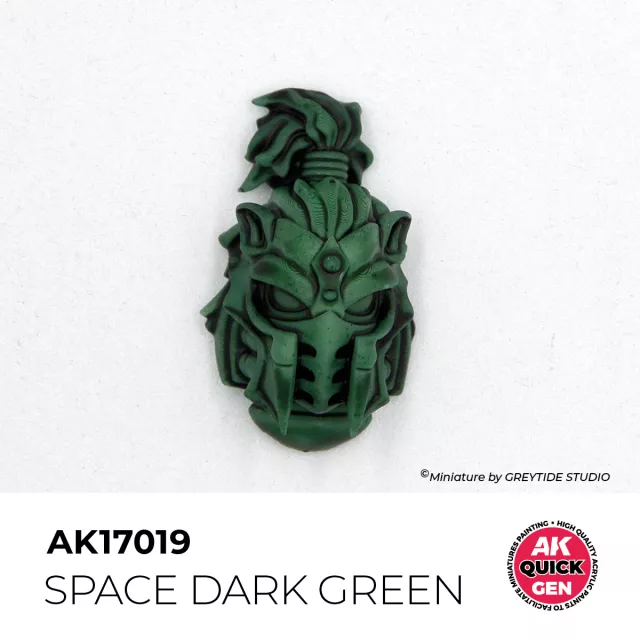 AK Quick Gen (Space Dark Green) - farba kontrastowa, kosmiczna ciemna zieleń - AK-Interactive