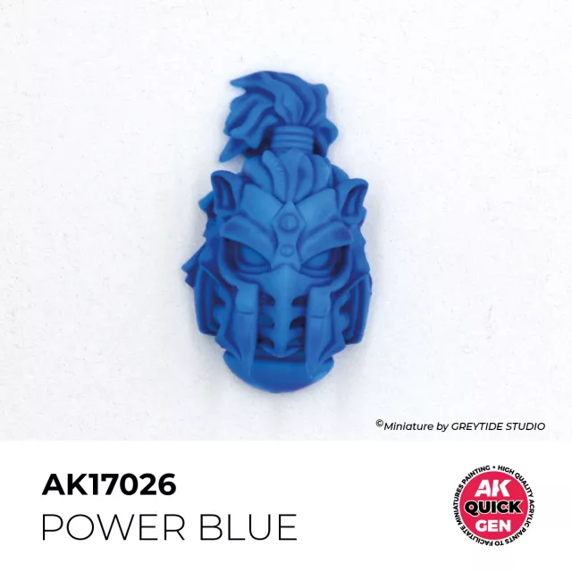 AK Quick Gen (Power Blue) - farba kontrastowa, wyrazisty błękit - AK-Interactive