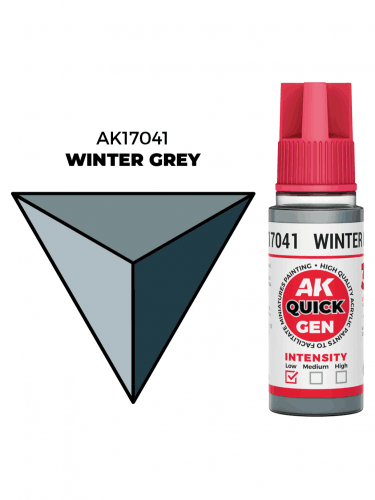 AK Quick Gen (Winter Grey) - farba kontrastowa, zimowa szarość