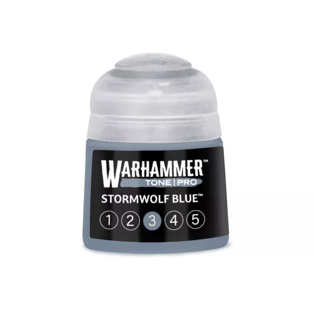 Farba bazowa Warhammer Tone Pro (Stormwolf Blue 3) - bladoniebieski - Warhammer Colour