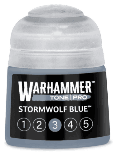Farba bazowa Warhammer Tone Pro (Stormwolf Blue 3) - bladoniebieski