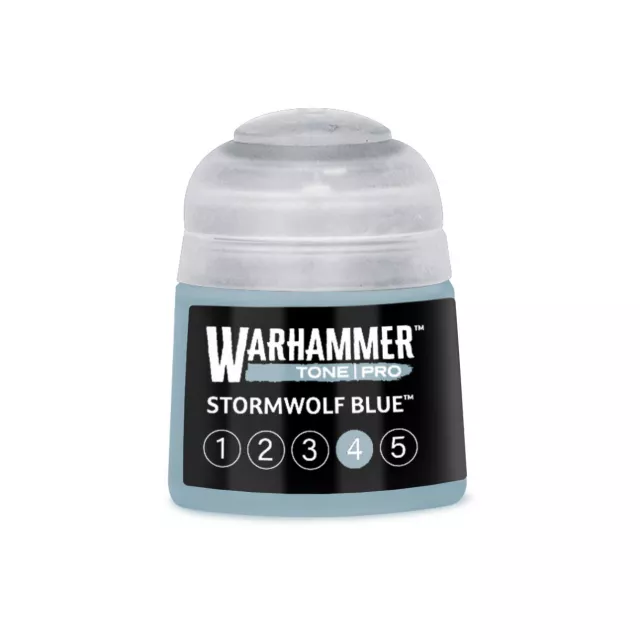 Farba bazowa Warhammer Tone Pro (Stormwolf Blue 4) - bladoniebieski - Warhammer Colour