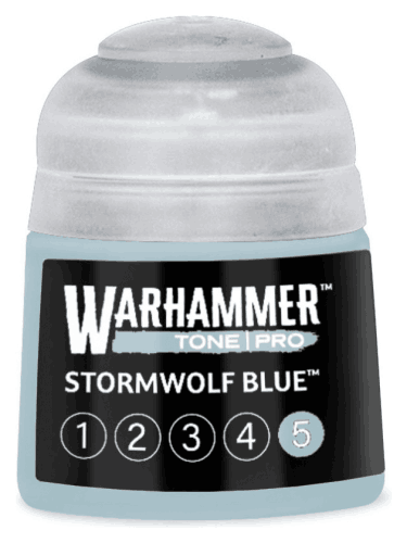 Farba bazowa Warhammer Tone Pro (Stormwolf Blue 5) - bladoniebieski