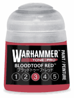 Farba bazowa Warhammer Tone Pro (Bloodtoof Red 3) - czerwony