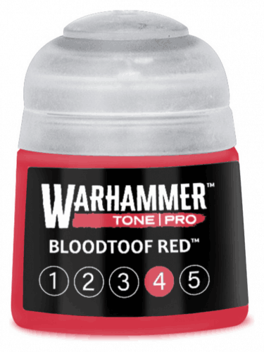 Farba bazowa Warhammer Tone Pro (Bloodtoof Red 4) - czerwony