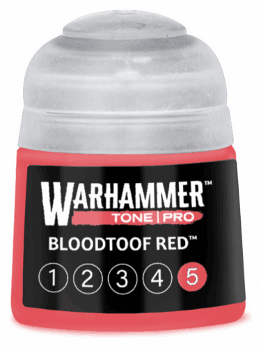 Farba bazowa Warhammer Tone Pro (Bloodtoof Red 5) - czerwony