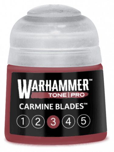 Farba bazowa Warhammer Tone Pro (Carmine Blades 3) - czerwony