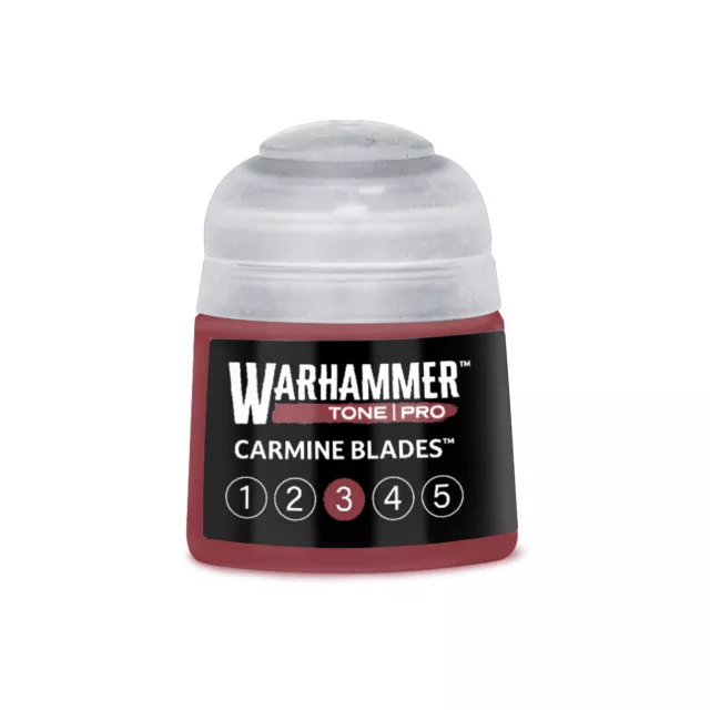 Farba bazowa Warhammer Tone Pro (Carmine Blades 3) - czerwony - Warhammer Colour