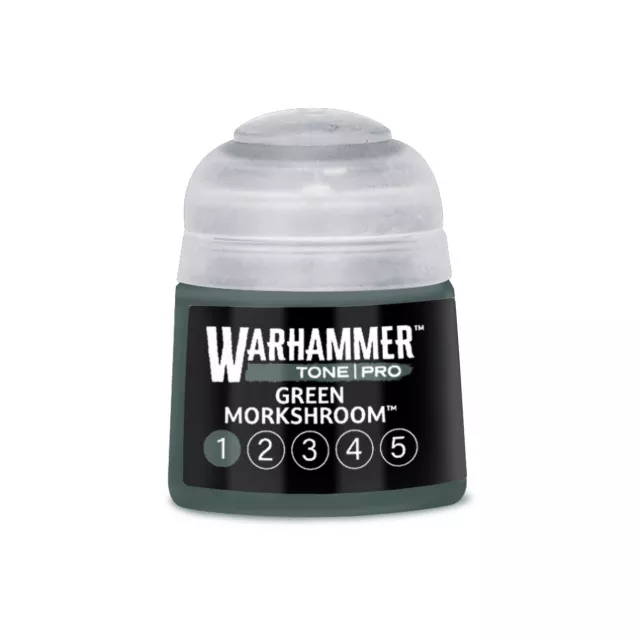 Farba bazowa Warhammer Tone Pro (Green Morkshroom 1) - miętowo zielony - Warhammer Colour