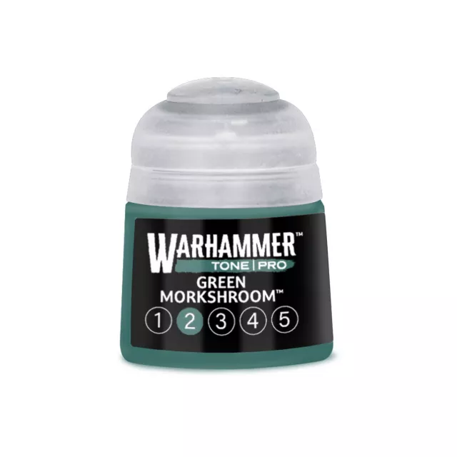 Farba bazowa Warhammer Tone Pro (Green Morkshroom 2) - miętowo zielony - Warhammer Colour