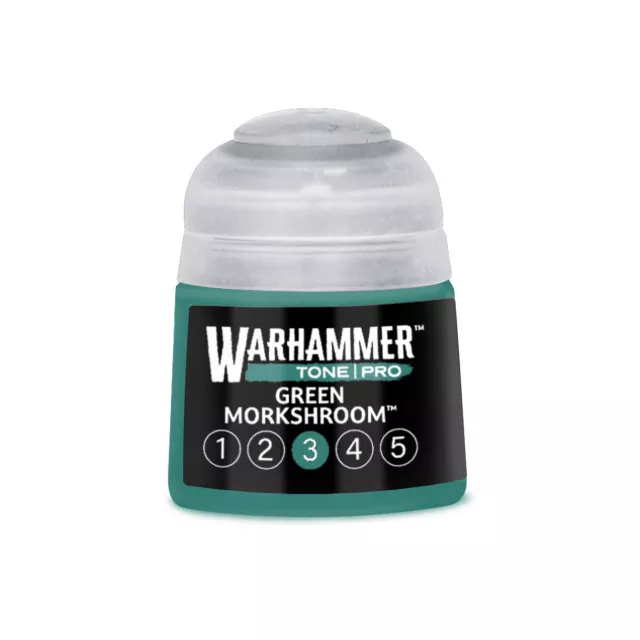Farba bazowa Warhammer Tone Pro (Green Morkshroom 3) - miętowo zielony - Warhammer Colour
