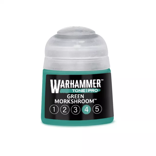 Farba bazowa Warhammer Tone Pro (Green Morkshroom 4) - miętowo zielony - Warhammer Colour