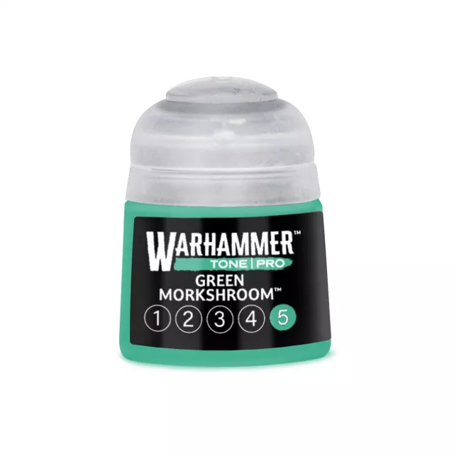 Farba bazowa Warhammer Tone Pro (Green Morkshroom 5) - miętowo zielony - Warhammer Colour