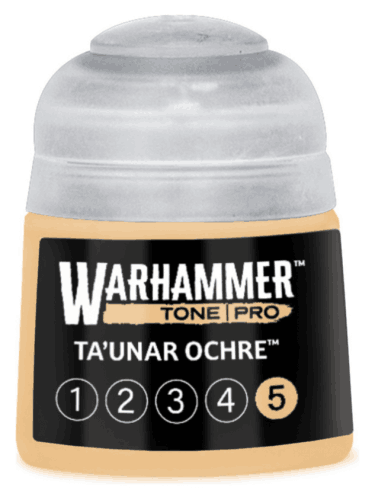 Farba bazowa Warhammer Tone Pro (Ta'unar Ochre 5) - pomarańczowy