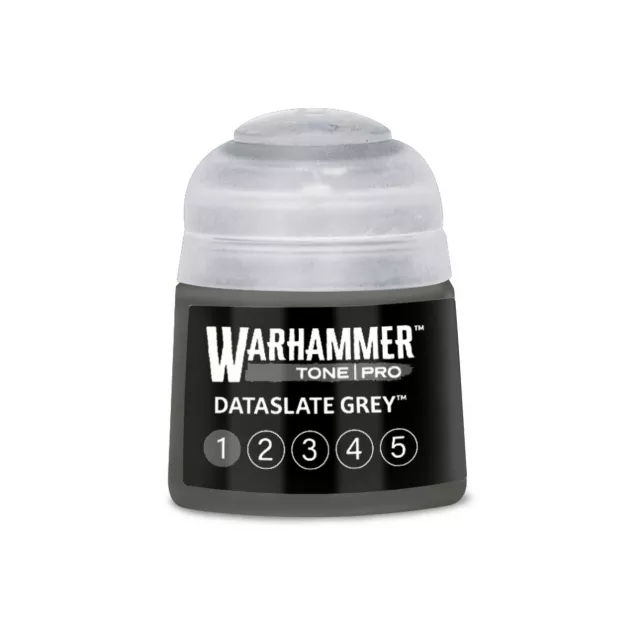 Farba bazowa Warhammer Tone Pro (Dataslate Grey 1) - szary - Warhammer Colour