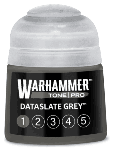 Farba bazowa Warhammer Tone Pro (Dataslate Grey 1) - szary