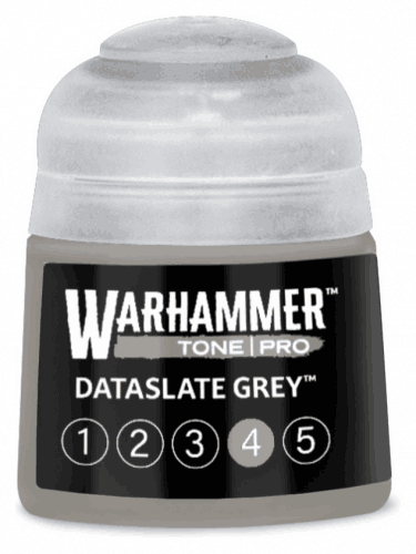 Farba bazowa Warhammer Tone Pro (Dataslate Grey 4) - szary