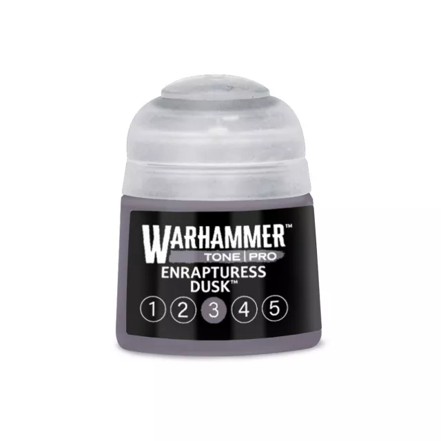 Farba bazowa Warhammer Tone Pro (Enrapturess Dusk 3) - szarofioletowy - Warhammer Colour