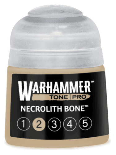 Farba bazowa Warhammer Tone Pro (Necrolith Bone 2) - jasnobeżowy