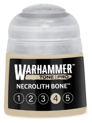Farba bazowa Warhammer Tone Pro (Necrolith Bone 4) - jasnobeżowy