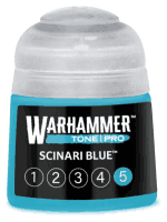 Farba bazowa Warhammer Tone Pro (Scinari Blue 5) - jasnoniebieski