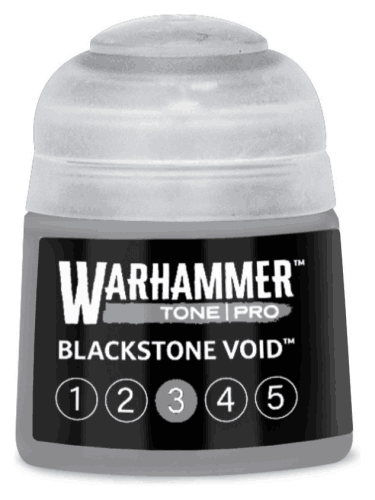 Farba bazowa Warhammer Tone Pro (Blackstone Void 3) - jasnoszary