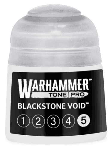 Farba bazowa Warhammer Tone Pro (Blackstone Void 5) - jasnoszary