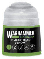 Farba bazowa Warhammer Tone Pro (Plague Toad Venom 1) - jasnozielony