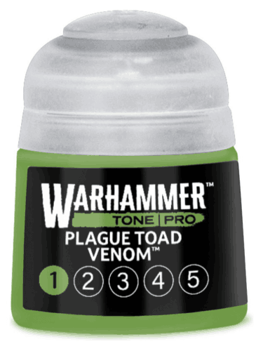 Farba bazowa Warhammer Tone Pro (Plague Toad Venom 1) - jasnozielony