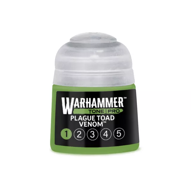Farba bazowa Warhammer Tone Pro (Plague Toad Venom 1) - jasnozielony - Warhammer Colour