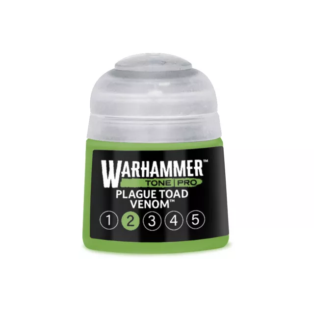 Farba bazowa Warhammer Tone Pro (Plague Toad Venom 2) - jasnozielony - Warhammer Colour