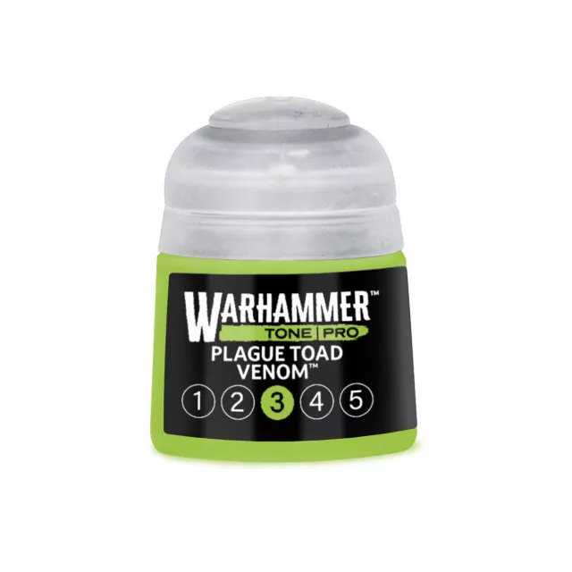 Farba bazowa Warhammer Tone Pro (Plague Toad Venom 3) - jasnozielony - Warhammer Colour