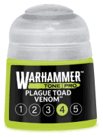 Farba bazowa Warhammer Tone Pro (Plague Toad Venom 4) - jasnozielony