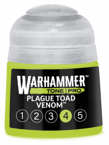 Farba bazowa Warhammer Tone Pro (Plague Toad Venom 4) - jasnozielony